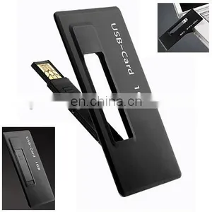 New Plastic Portable Business Card Usb Flash Drive With Custom Printing thumbnail-5