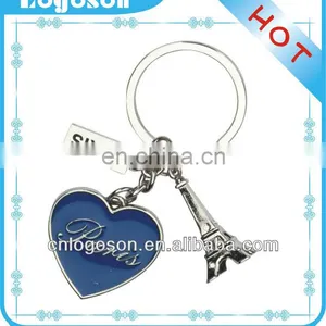 Christmas Gift of Heart Shape Metal Key Chain thumbnail-5