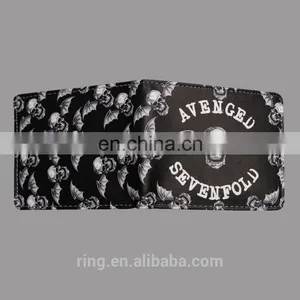 Avenged Sevenfold Purse New Designer Card Money Bags Carteira Casual Leather Short Wallet thumbnail-1