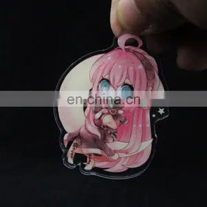 Beautiful Customize Promotion Photo Printed Acrylic Keychain thumbnail-3