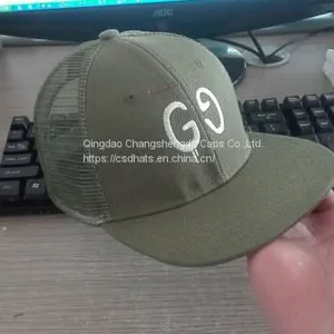 Wholesale Fashion 6 Panels Embroided Character Sports Caps Trucker Caps thumbnail-2