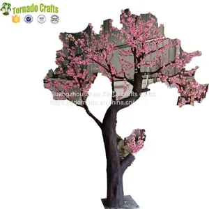 6.7m Large Outdoor Fiberglass Trunk Garden Decoration Artificial Cherry Blossom Tree thumbnail-5