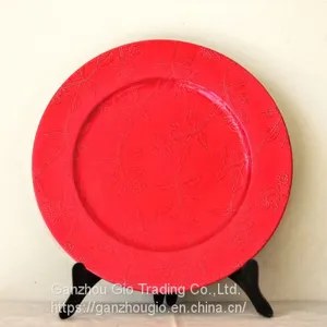 Plastic Charger Plate,christmas Decoration Plate Charger Plate Made in China YF-60571 thumbnail-1