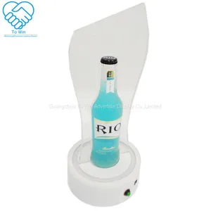 Customized Decorative Stainless Steel Special Red Wine Display Racks for Beer thumbnail-1