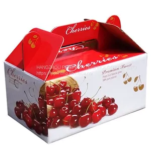 China Custom Foldable B Flute Corrugated Paper Boxes for Fruits Packaging thumbnail-1