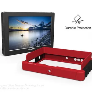 Lilliput Best 7 Inch IPS 4K HDMI On-camera Video Monitor With Red Rubber Case thumbnail-3