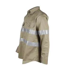 Customizable Men' S High Visibility Fireproof Work Shirt thumbnail-3