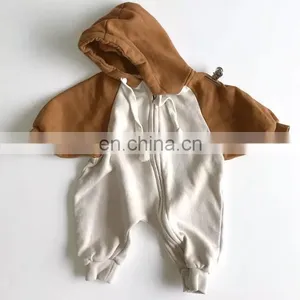 2020 Winter Girl Boy Rompers Knitted Cotton Long Sleeve Jumpsuit Outfit Clothes For Kids Baby thumbnail-3