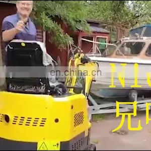 CE/EPA China Big Performance in a Mini Excavator 1 Ton Price With Thumb Bucket for Sale thumbnail-1