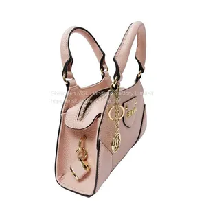 New Arrival Anti-theft Double Zip Top Handles Trapezoid Mini Satchel Bags for Women thumbnail-5