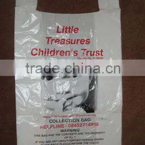 2016 New Design PE Plastic Charity Bags Made in China thumbnail-1