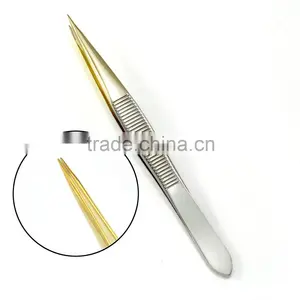 Eyebrow Tweezers Tip Point Tweezers With Factory Price thumbnail-2