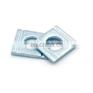 Stainless Steel Zinc Galvanized Din 434 Square Tapered Washers Flat Arandela Cuadrada thumbnail-1