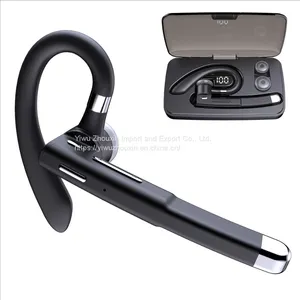 Bluetooth 5.0 Hanging Ear Long Standby Sports Wireless Business Headset thumbnail-1
