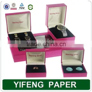 Custom Cheap Hot Sale Logo Printing Crystal Jewelry Gift Box Set thumbnail-2