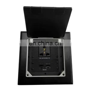Floor Mount Electrical And Data RJ45 Sockets Outlet Boxes With Power thumbnail-2