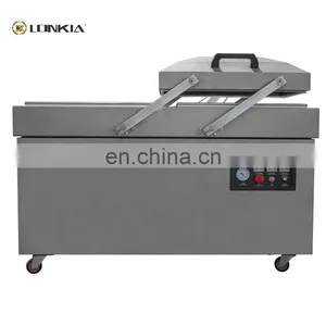 LONKIA Double Chamber Vacuum Packing Machine For Sea Food / Salted Meat / Dry Fish / Pork / Beef / Rice thumbnail-5