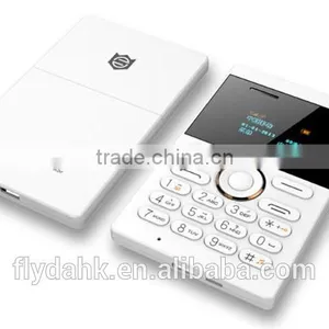 New Style Small Size IFcane E1 Mini Card Mobile Phone Ultra Thin Mini Credit Card Phone FM Radio Mini Phones With Multi-laguage thumbnail-3