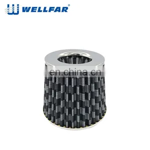 Wellfar Universal Conical Filter High Flow Racing Performance Air Intake Sport Clamp Air Filter Parts thumbnail-1