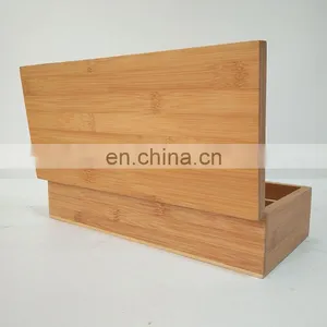 Bamboo Tea Box Storage Premium Durable Kitchen With Lid Bamboo Storage Box Pantry Organizer Home Storage & Organization thumbnail-4
