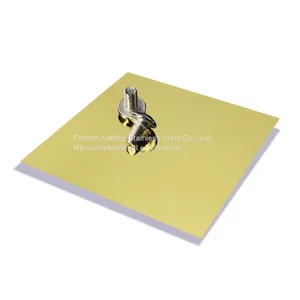 Cold Rolled 201 304 410 430 2b Ba No. 4 Hl 6K 8K Mirror Finished Stainless Steel Sheet for Decorative Building Material thumbnail-1