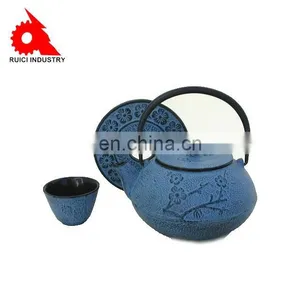 China Manufacture High Quality Cast Iron Teapot Warmer Tea Pot Teapot thumbnail-2
