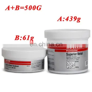 500g Loctiter Fixmaster Superior Metal Loctiter 44143 Two-component AB Glue Metal Repair Agent Stainless Steel Repair Epoxy Glue thumbnail-5