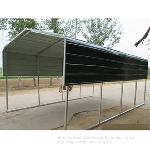 China Prefabricated Car Shed Garage Steel Structure Building thumbnail-3