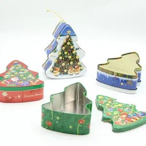 Christmas Tree Gift Tin Box thumbnail-3