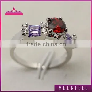 925 Silver Zircon Stone Ring for Wedding thumbnail-1