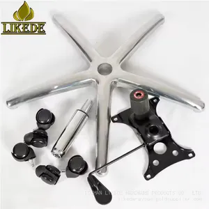 High Quality Aluminum Alloy Office Chair Stand Base Hot Sale Accessory Furniture Leg Gaming Boss Chair Base Metal Leg thumbnail-5