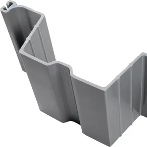 Manufacturer PVC Vinyl U Z Type 2 4 Plastic Retaining Seawalls Supplier No Steel Sheet Piling for Water Solution thumbnail-1