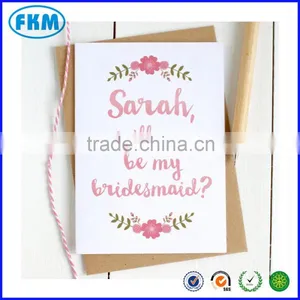 Personalised Bridesmaid Card thumbnail-3