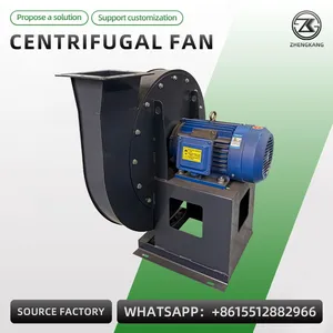 Industrial Centrifugal Fan High Pressure Blower Ventilator Extractor Fan for Dust Collection thumbnail-2