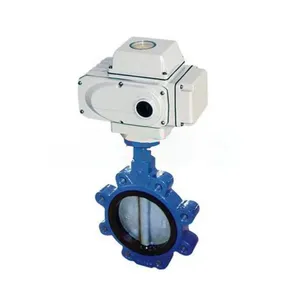 Manufacturer Direct Sales Electric Cast Iron Lug Butterfly Valve Electric Clamp Butterfly Valve thumbnail-3