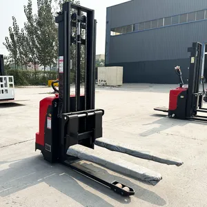 High Capacity 1ton 1500kg 1.5t Electric Stacker Reinforced Structure and Efficient Lifting for Heavy Cargo Electric Stacker thumbnail-2