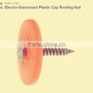 Colorful Cap Nails/Plastic Cap Nails Factory thumbnail-2