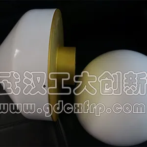 210 FRP Radome With Base 1-4GHz GNSS Dark Grey High Dome Antenna Protective Cover thumbnail-4