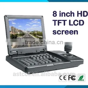 RS232 or RS485 8 Inch HD TFT Analog LCD Display PTZ Camera Keyboard Controller Quality Choice thumbnail-2