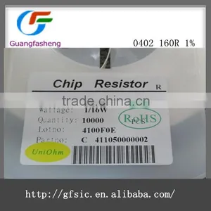 0402 SMD Resistor 160R 1% 1/16W thumbnail-1