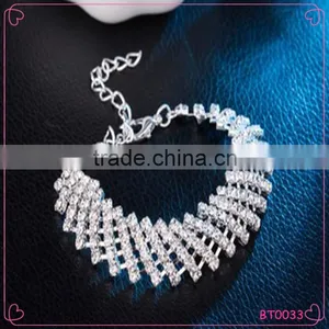 Exaggerated Ultra Wide Diamond Bracelet The Bride Bracelet thumbnail-1
