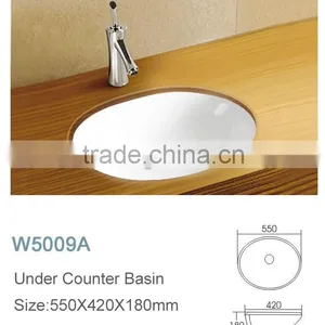Ceramic Round Circular Under Counter Wash Basin Price thumbnail-2