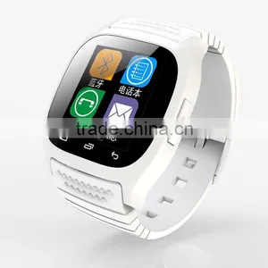 Blue M26 Bluetooth Smart Wrist Watch Phone Mate For IOS Android Samsung LG M26 Smartwatch Brand New Wearable Devices thumbnail-2