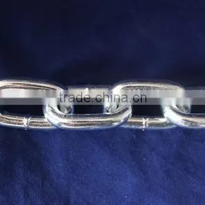 Short Link Welded Chain, Blue/black Plastic Spools, Zinc Plated Chain thumbnail-3