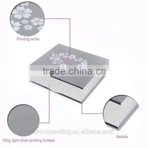 Light Silver Printing Frosted Paperboard Cosmetic Packaging thumbnail-6