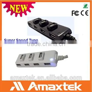 Customized Available Mini Portable 7 Port USB 2.0 Charging Hub Device thumbnail-1