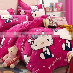 4 Pcs Flannel Baby Bedding Set thumbnail-1