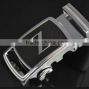 Men's Genuine Leather Belt With Auto Lock Buckle thumbnail-1