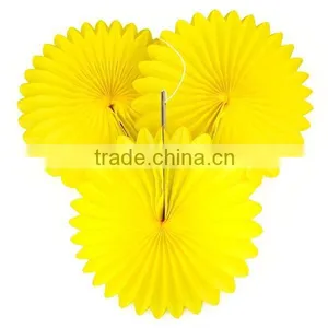 Popular Handmade Tissue Paper Fan for Party Wedding Decorations thumbnail-3