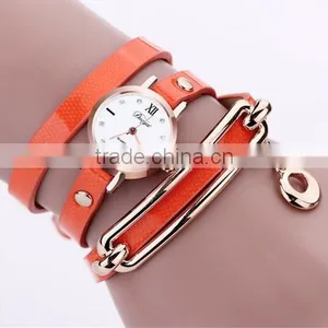 Fashional Serpentine Thin Leather Watch for Ladies thumbnail-2